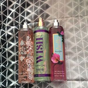 3 bath and body works perfumes